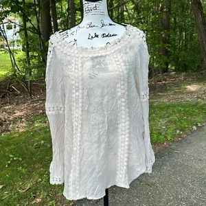 NWT Zac and Rachel peasant blouse